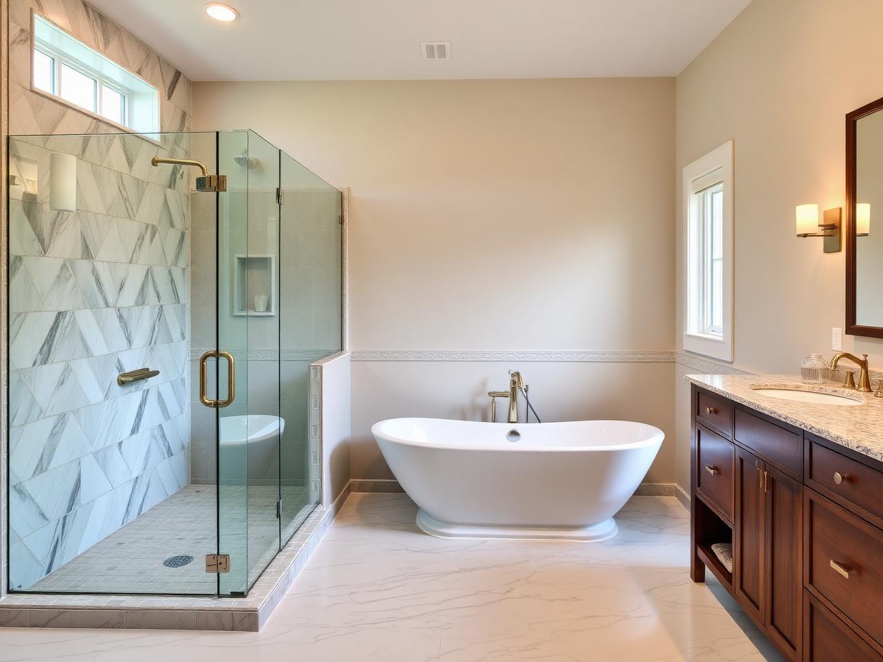 Master bathroom remodel